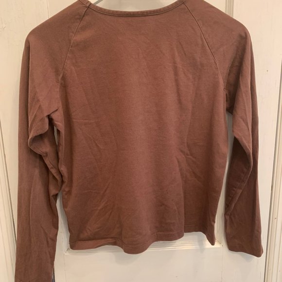 Hanna Andersson Brown Long Sleeved Floral Top - Picture 3 of 4